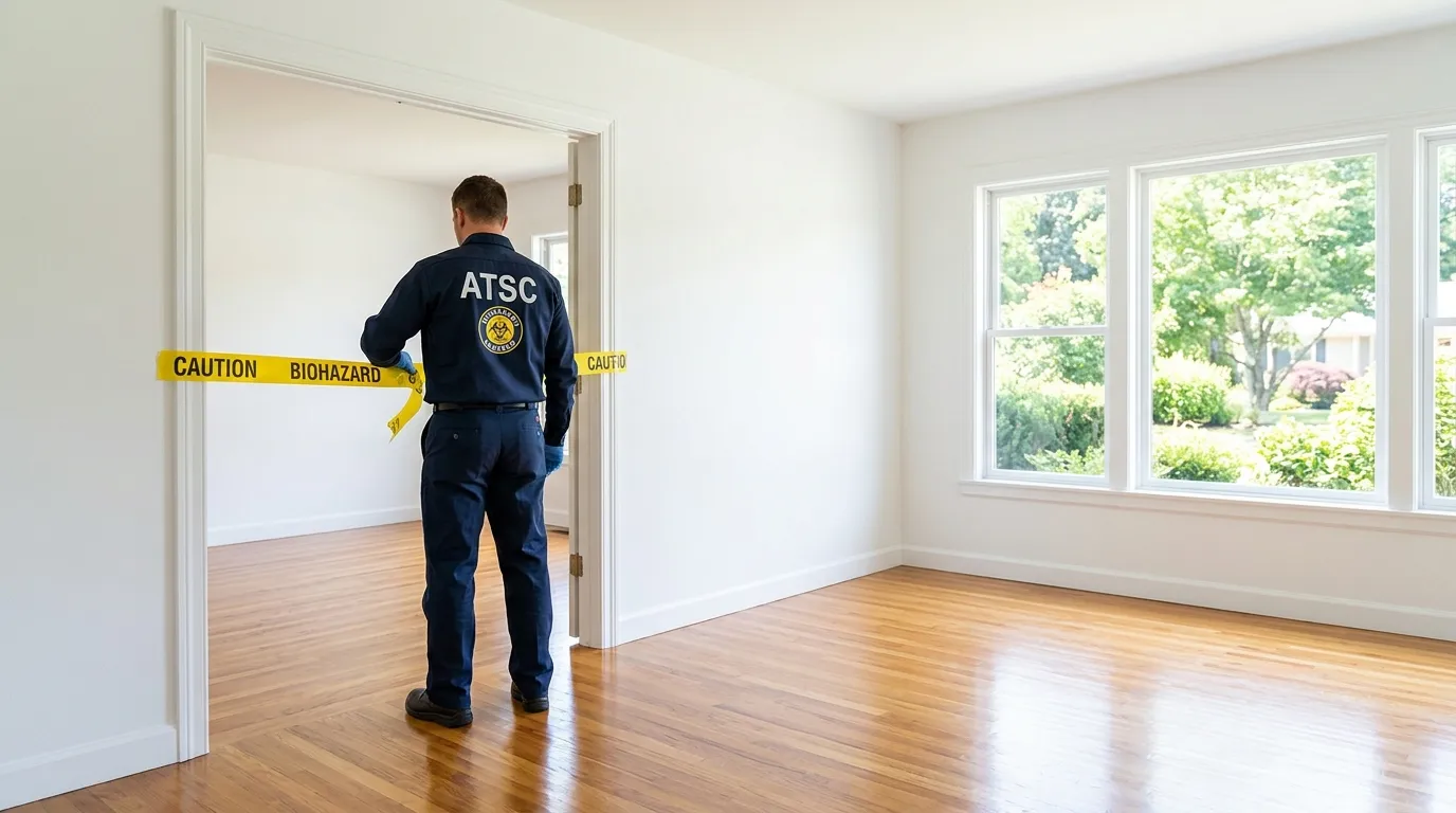 Certified biohazard cleanup crew performing Decomposition Cleanup in New York City